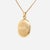 Gold Vintage 14k Gold Brite-Cut Locket Pendant or Charm For Sale - Image 8 of 16
