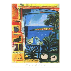 Pablo Picasso 'The Pigeons' Impressionism & Modernism Offset Lithograph
