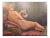 Large Painting with Motif of a Naked Woman by O. Rosmund, 1910 For Sale
