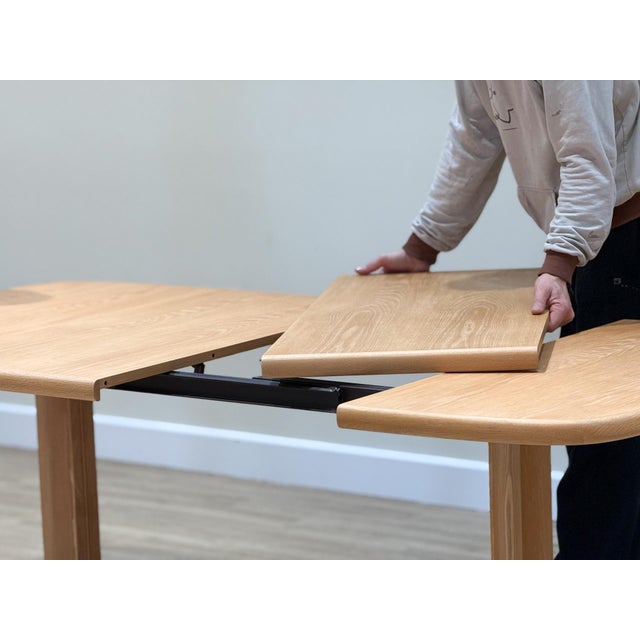 Danish Double Extending Oak Dining Table from Skovby, 1960s For Sale - Image 12 of 18