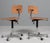 Danish Kevi Office Chair in Butthide Leather attributed to Jørgen Rasmussen, 1960s For Sale - Image 9 of 10