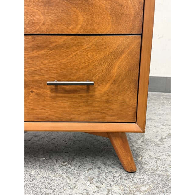 Wood Alpine Furniture Flynn Dresser + Pull Out Workstation Tray For Sale - Image 7 of 12