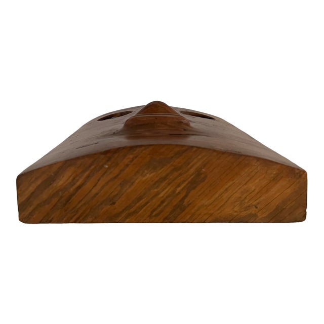 Wood 2002 Wooden Face Wall Sculpture For Sale - Image 7 of 11