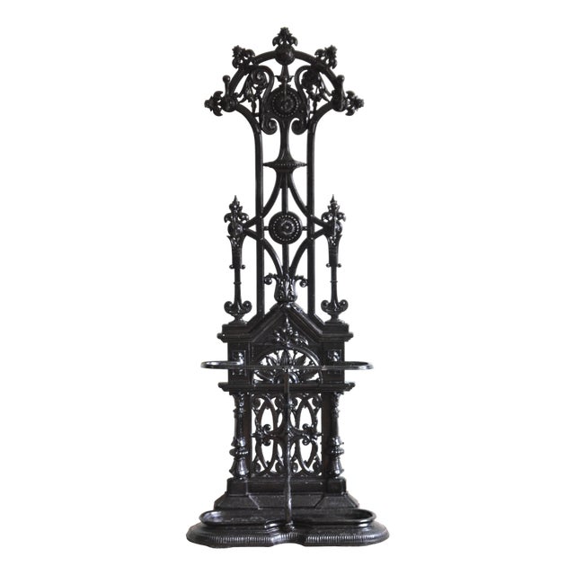 Victorian Cast Iron Hall Stand in the style of Christopher Dresser, 1870 For Sale