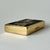 This rectangular vanity item functions as a combined powder compact and mechanical music box. The exterior features a...
