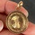 Antique French Engraved Virgin Mary 18 Karat Rose Gold Religious Medal Pendant, 1890s For Sale - Image 5 of 17