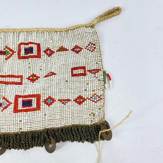 African Early 20th Century Kamba Beaded Apron Kenya MATTER COLLECTION For Sale - Image 3 of 10