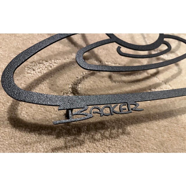 American Backer Tea Pot Tray Metal Wall Art For Sale - Image 3 of 3