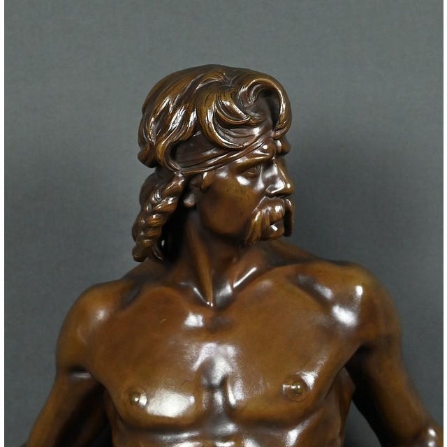 Boisseau, The Defense of the Hearth, Late 19th Century, Bronze For Sale - Image 6 of 18