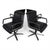 A set of four original Wilkhahn Delta chairs from the later production generation – a timeless design classic from the...