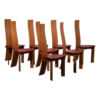 Iris Chairs by Bob Van Den Berghe for Van Den Berghe Pauvers, 1995, Set of 8 For Sale
