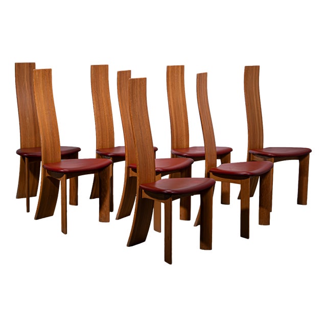Iris Chairs by Bob Van Den Berghe for Van Den Berghe Pauvers, 1995, Set of 8 For Sale