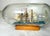 Wood Vintage Handmade Nautical Wood Sail Ship Boat in Glass Bottle Model Sculpture For Sale - Image 7 of 14