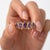 Contemporary Classic Amethyst Eternity Band Ring | Febraury Birthstone Stacking Ring Us 7 For Sale - Image 3 of 4