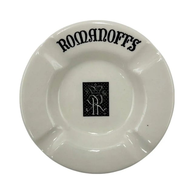 Vintage Romanoff's Restaurant Beverly Hills Ca Ashtray Dish Hollywood For Sale - Image 12 of 12