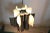 1970s Space Age 6-Light Chandelier in Steel, 1970s For Sale - Image 5 of 12