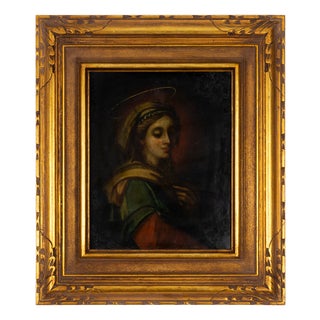 Baroque Artist, Immaculate Conception, 17th Century, Oil on Copper For Sale
