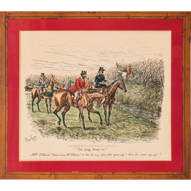 "The Grey Mare" Colour C1886 Litho by Finch Mason For Sale