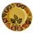 Hand Crafted and Hand Painted Italian Art Pottery Platter For Sale