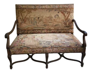Louis XIV Style Giltwood Settee