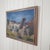 An original mid century oil on canvas by Swedish artist Allan Erwö (1921–2007), composed through simplified forms and...