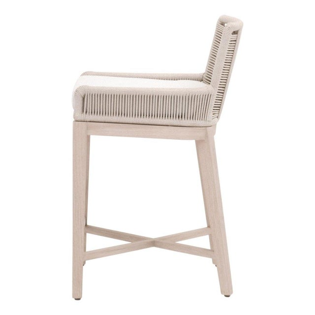 Essentials for Living Overlay Outdoor Counter Stool For Sale - Image 4 of 9