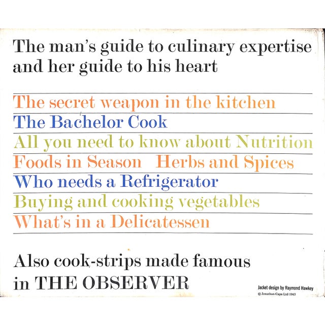 "Action Cookbook: Len Deighton's Guide to Eating" 1965 Deighton, Len For Sale In New York - Image 6 of 8