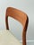 Mid-Century Modern Model 75 Teak Chairs attributed to Niels Otto Møller, Denmark, 1960s, Set of 2 For Sale - Image 3 of 4