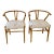 Sheep Fur Wishbone Chair - Pair For Sale