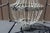 Mid Century Modern/deco Chandelier Frosted Glass beads Nickel For Sale - Image 13 of 16