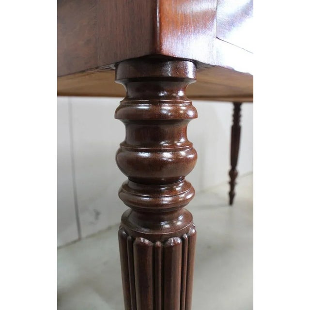 Louis Philippe Mahogany Desk, Mid 19th Century For Sale - Image 13 of 18