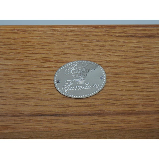 Baker French Oak 9 Drawer Dresser For Sale - Image 18 of 18