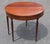 Brown Late 19th Century Federal Style Demi-Lune Flip Top Card Table For Sale - Image 8 of 11