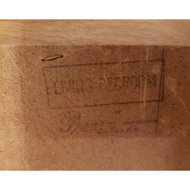 Vintage Ethan Allen Heirloom Nutmeg Maple Colonial Style Wall Mirror For Sale In Washington DC - Image 6 of 7