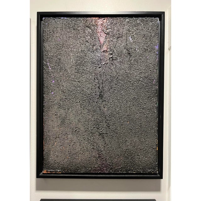 Early 21st Century Robert Spring (1938-2016), Postmodern Textured Abstract Oil Painting on Canvas For Sale - Image 5 of 5