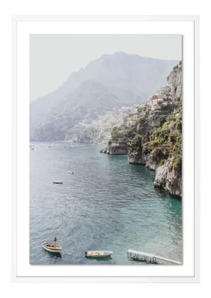 Bagni d'Arienzo II by Natalie Obradovich in White Framed Paper, Large Art Print