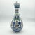 2020s Handmade Ceramic “Nightingale” Surahi Jar (30cm) – Lidded Blue Carnation & Tulip Art For Sale - Image 5 of 7