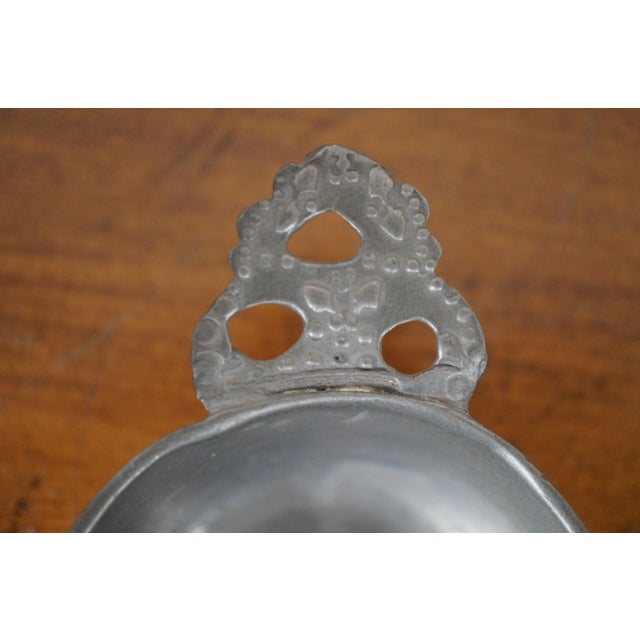 Antique 18th Century Childs Pewter Porringer Cup Bowl Porridge Dish For Sale - Image 10 of 12