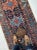 1920s Antique Northwest Runner in Smokey Blackish-Blue Ground with Teals, Blues, Greens 3 x 13.10 For Sale - Image 5 of 13