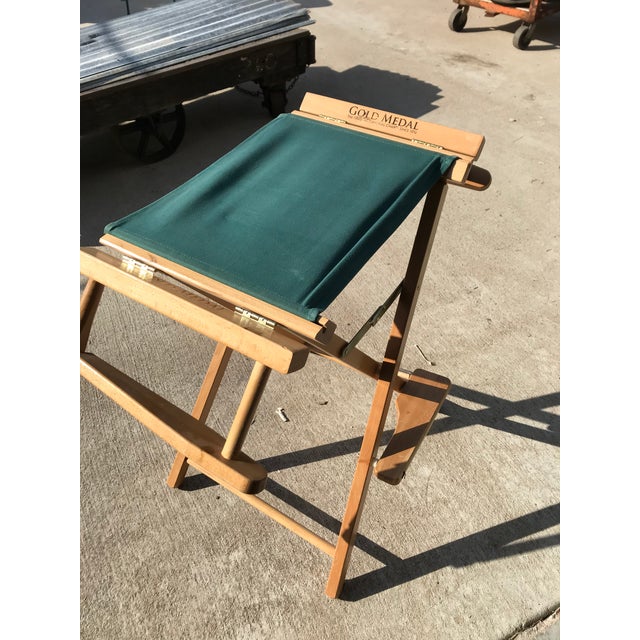 2010s Gold Medal Original Directors Chair- Fold Up Canvas For Sale - Image 5 of 8