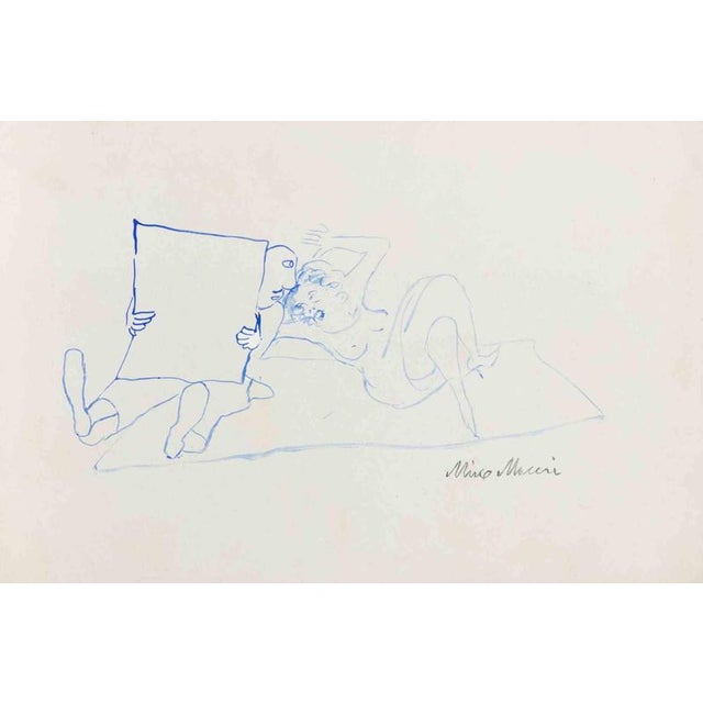 Watercolor on paper. Hand signed lower right. Very good condition. This piece is attributed to the mentioned...