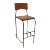 Toka Stained Bar Stool For Sale