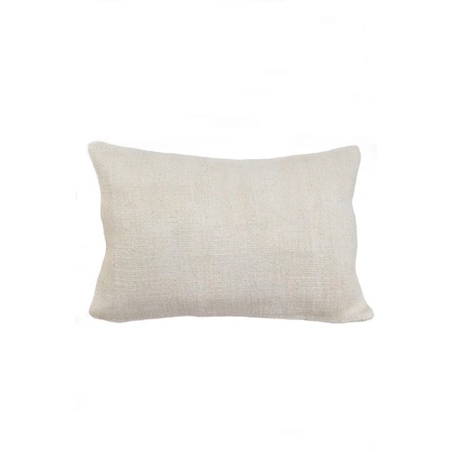 Hemp Kilim Pillow Cover For Sale - Image 4 of 4