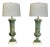 Reverse Painted Tall Baluster Vase Lamps, 1890s, Set of 2 For Sale