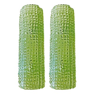 Modern Green Crocodile Wall Sconces in Murano Glass by Simoeng, Set of 2 For Sale