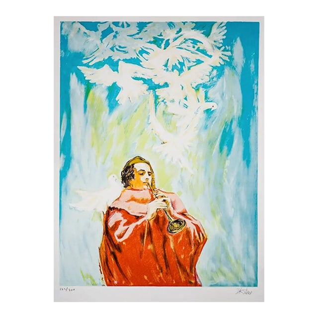 1970s David Stone Inspirational Lithograph For Sale