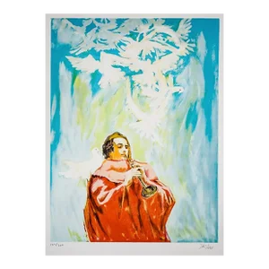 1970s David Stone Inspirational Lithograph