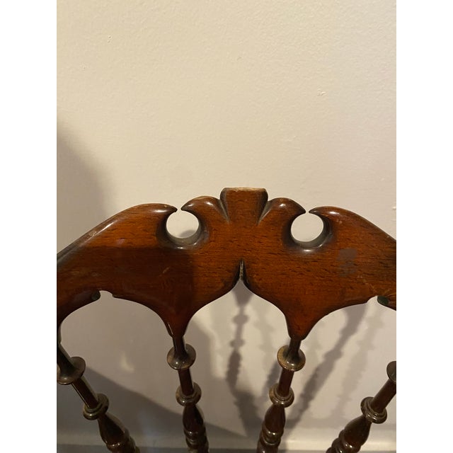 Gaetano Descalzi Set of 4 Attributed to Giuseppe Gaetano Descalzi Midcentury Italian Chiavari Chairs, 1950s For Sale - Image 4 of 12