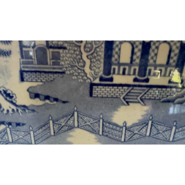 Ceramic Late 19th Century English Transfer Ware Platter For Sale - Image 7 of 12