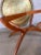 1950s Moroccan Brass Tray Table on Mid-Century Modern Base For Sale - Image 4 of 12